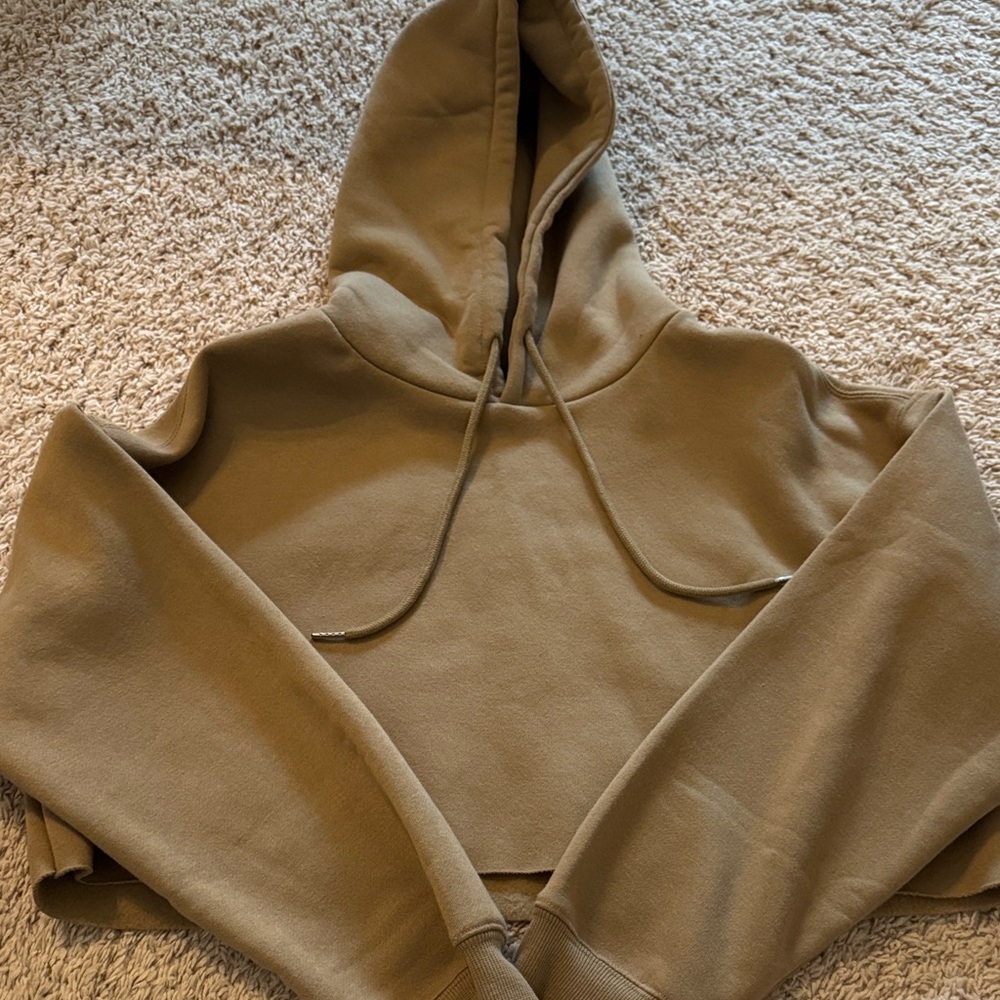 Forever 21 Tan Hoodie Sweater